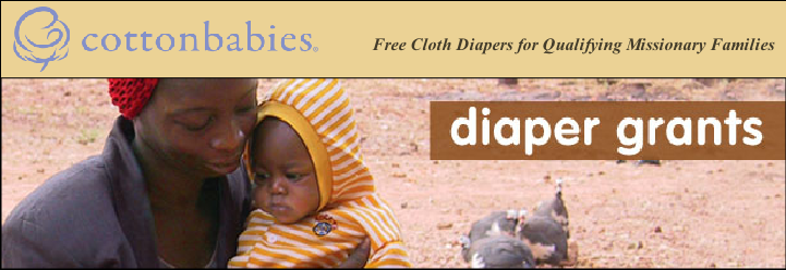 Free Cloth Diapers for Qualifying Missionary Families
